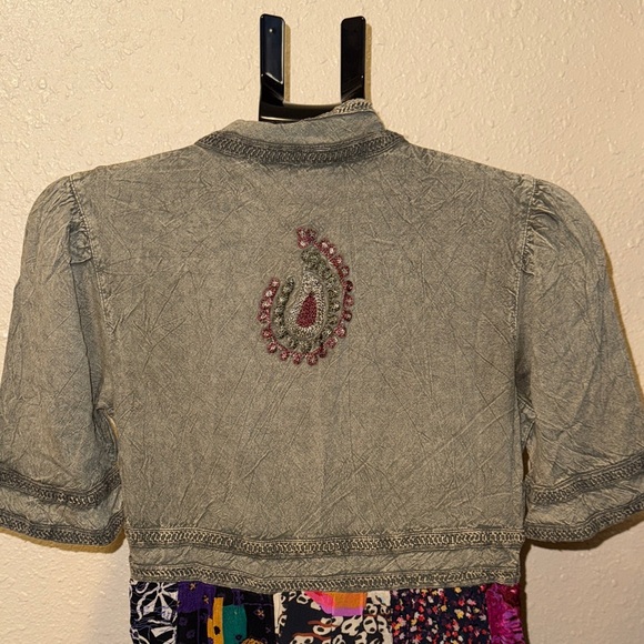 Bohemian Patchwork Maxi Dress - Picture 10 of 16